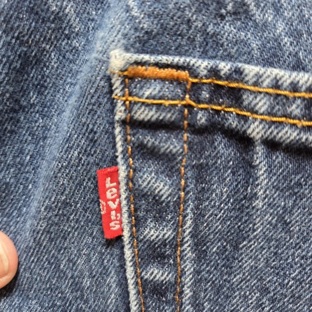 Levis Jeans Mens 40x29 Blue Relaxed Fit Straight Leg Denim Pants‎ Medium Wash
